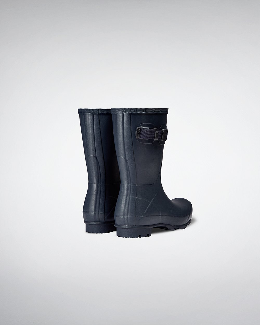 Womens Hunter Short Rain Boots Navy - Norris Field - 2601978-MZ